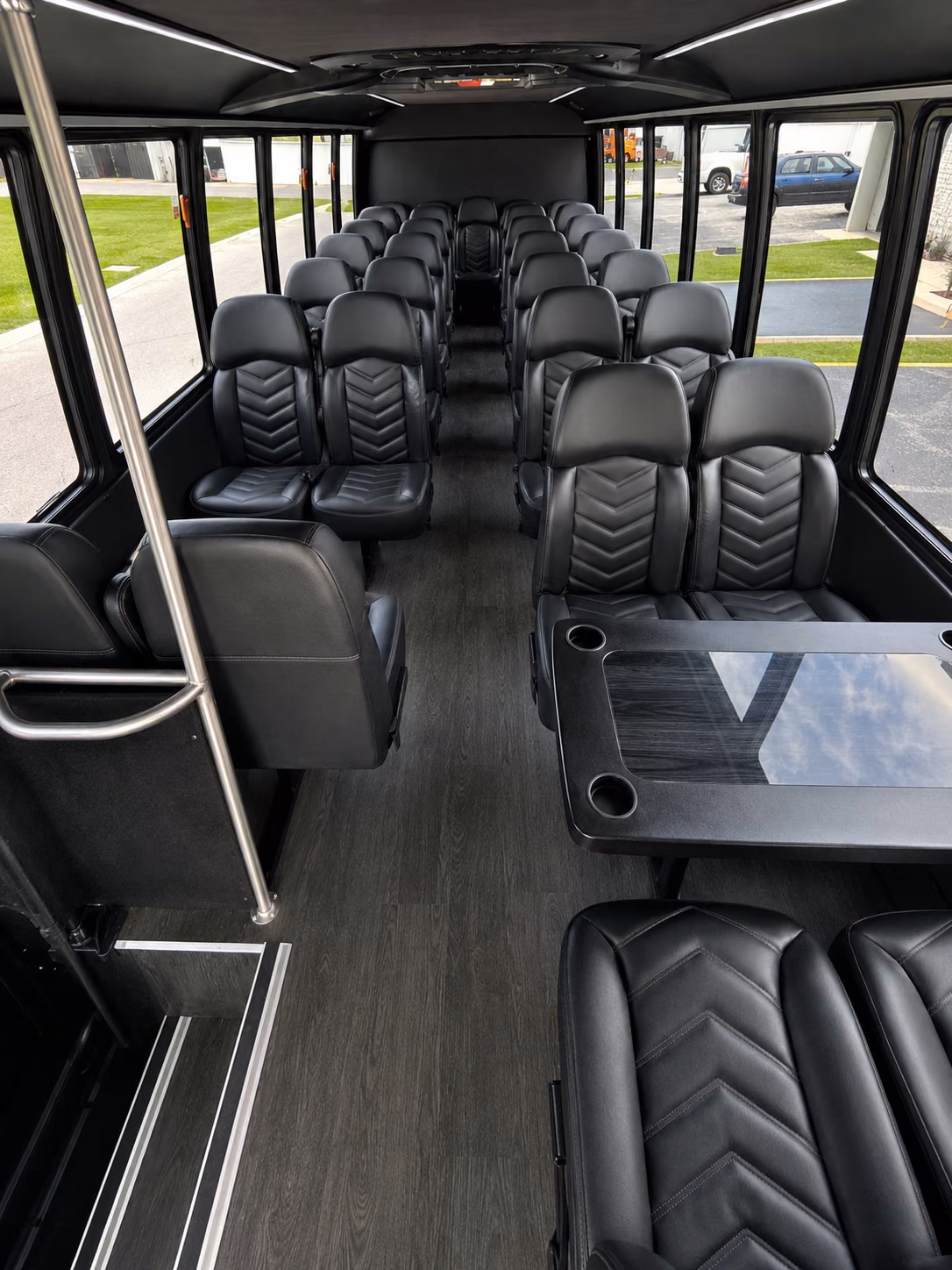 royal oak 15 passenger minibus interior