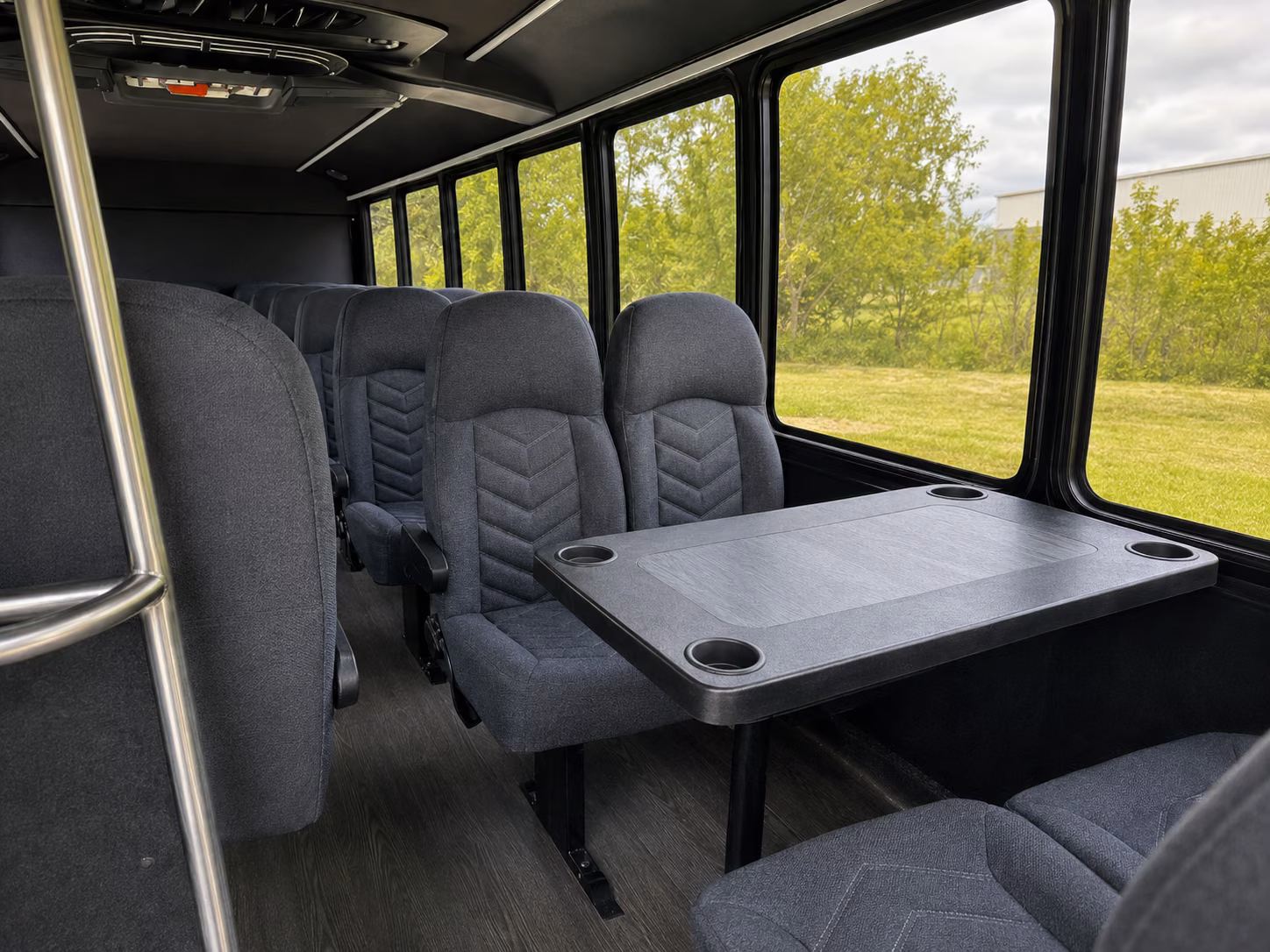 royal oak 20 passenger minibus inside