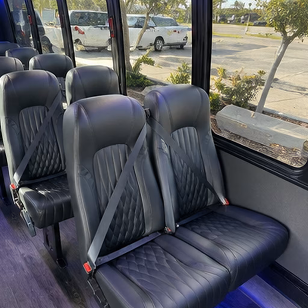 royal oak 28 passenger minibus interior