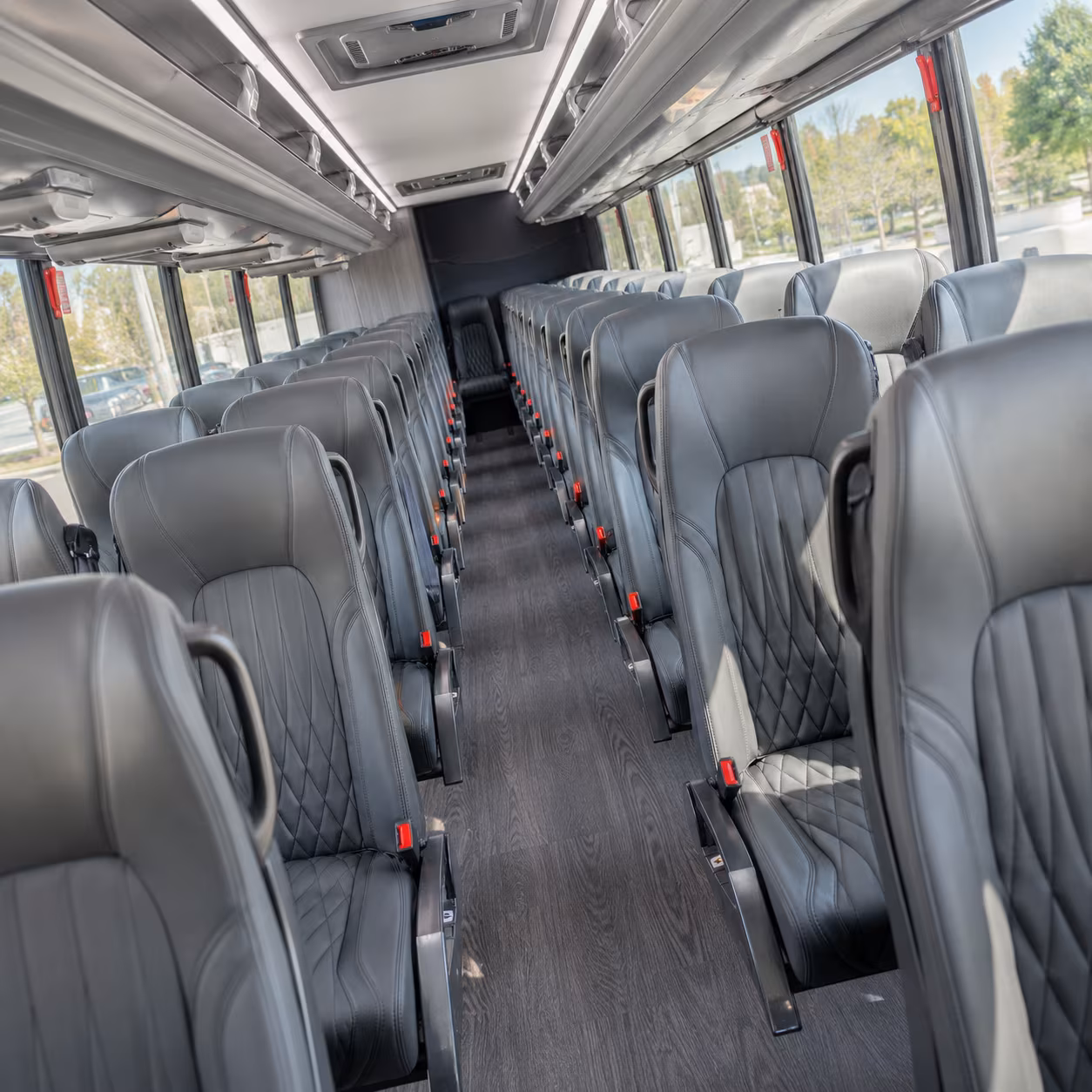 royal oak 30 passenger minibus interior
