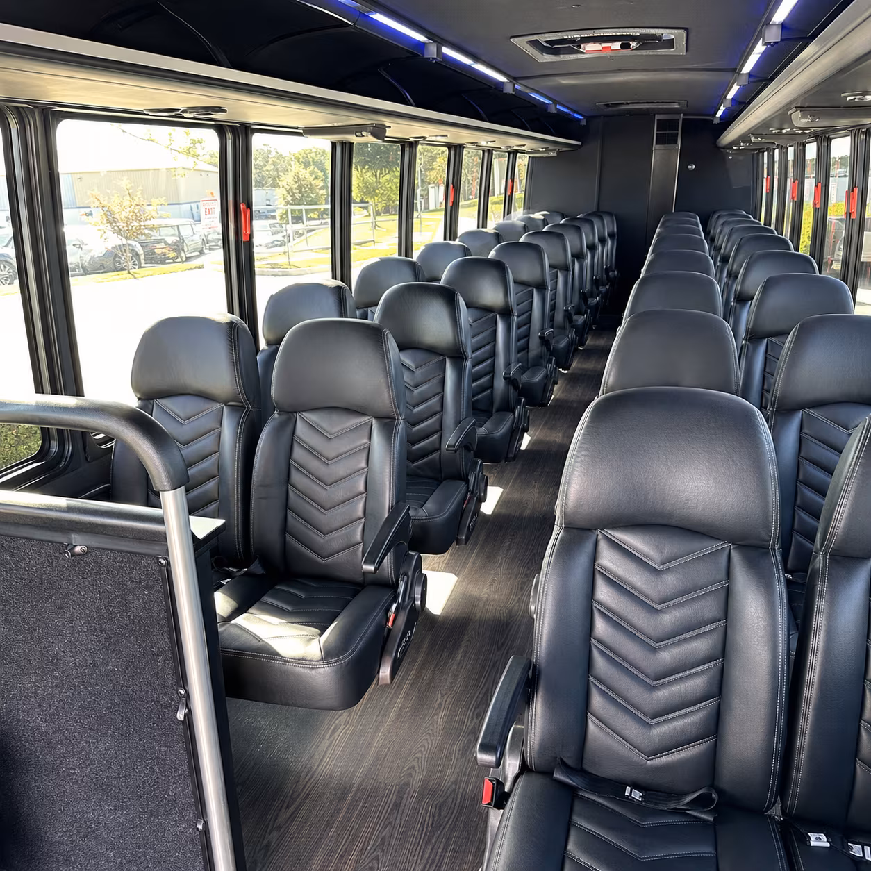 royal oak 35 passenger minibus interior