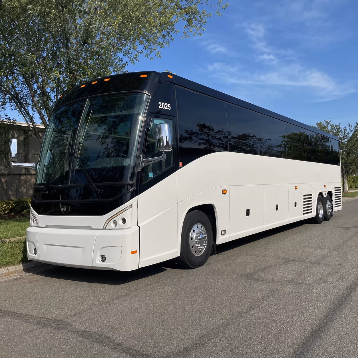 royal oak charter bus rentals for government military airport transfers
