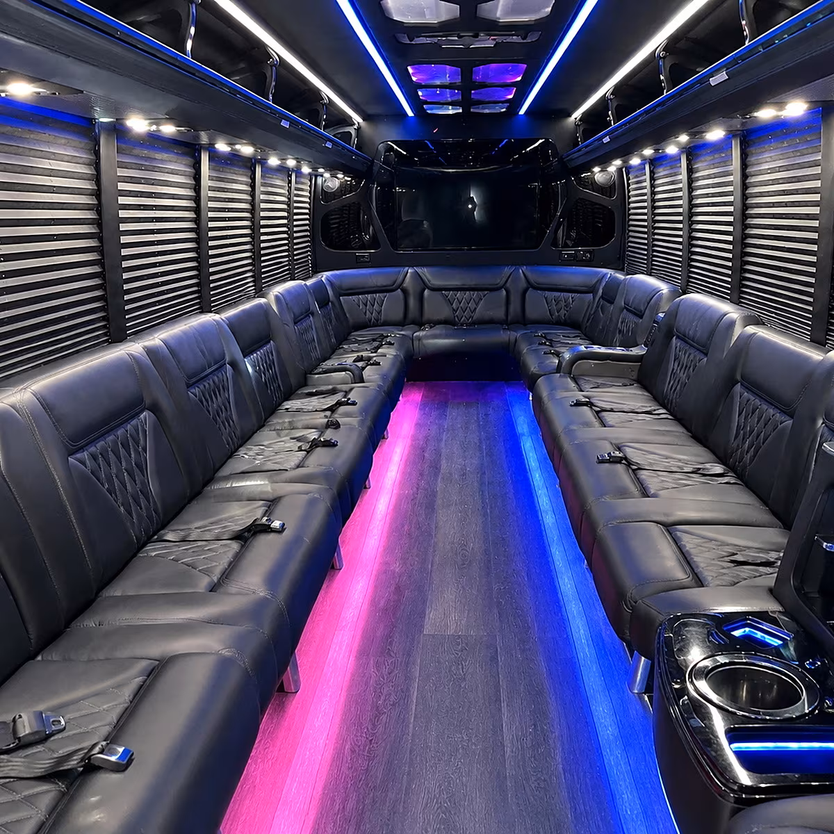 royal oak party bus inside