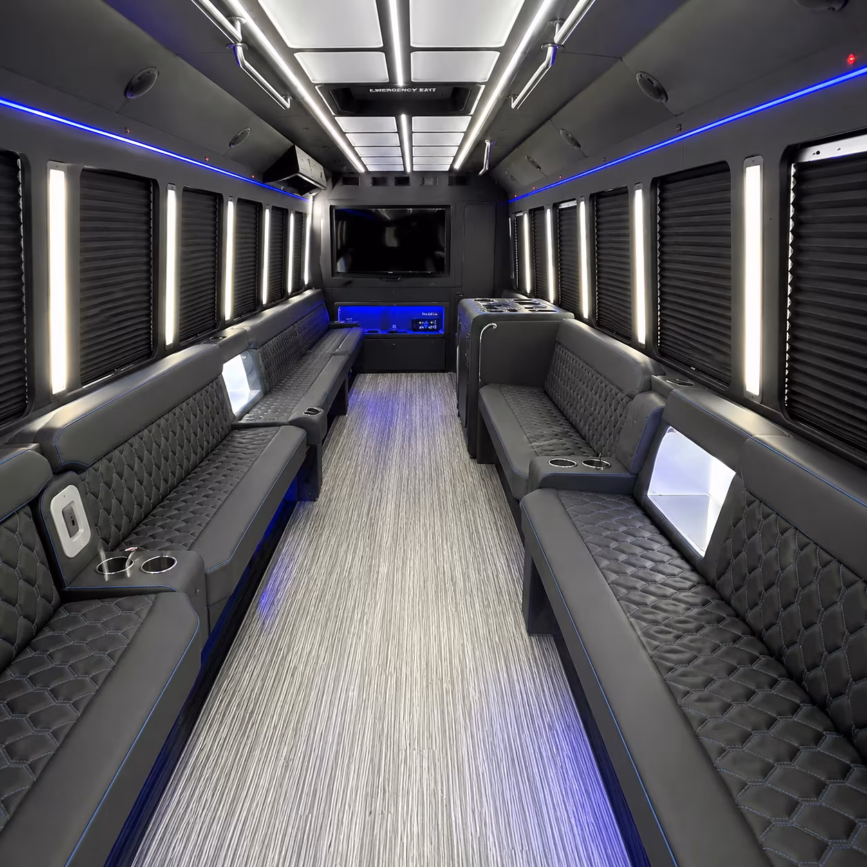 royal oak party bus interior