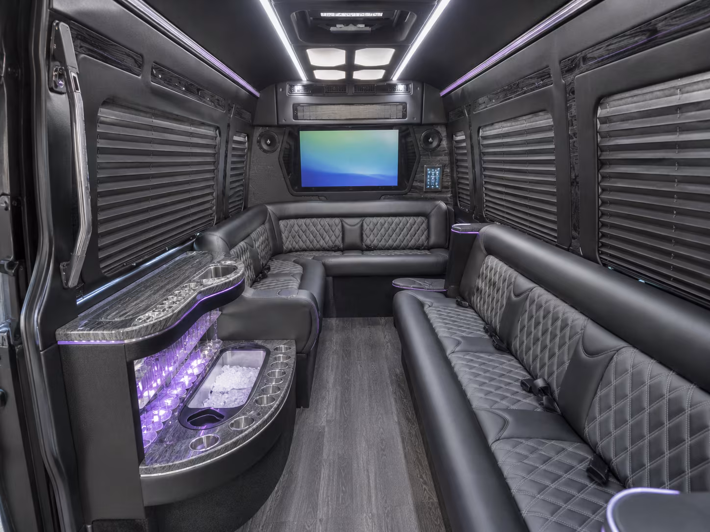 royal oak sprinter limousine interior